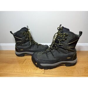 KEEN Summit County Boots 12 Waterproof Insulated Warm Black Gray Hiking Winter